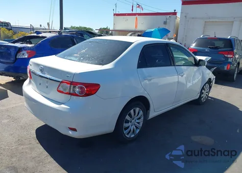 2012 Toyota Corolla Le z USA, uszkodzony, nr VIN 2T1BU4EE8CC869061